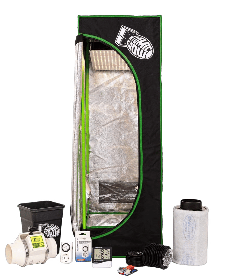 Complete AtomicGrow kweekset met tent, ventilatie en accessoires